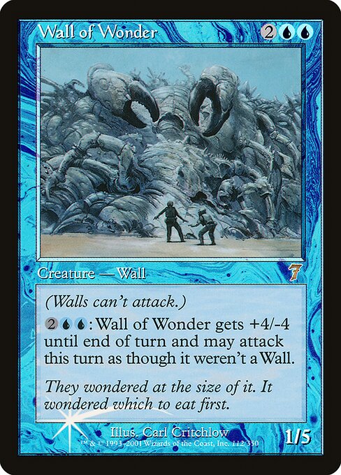 Wall of Wonder - Seventh Edition - 112★
