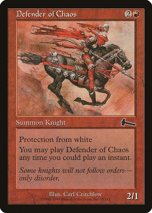 Defender of Chaos - Urza's Legacy - 75