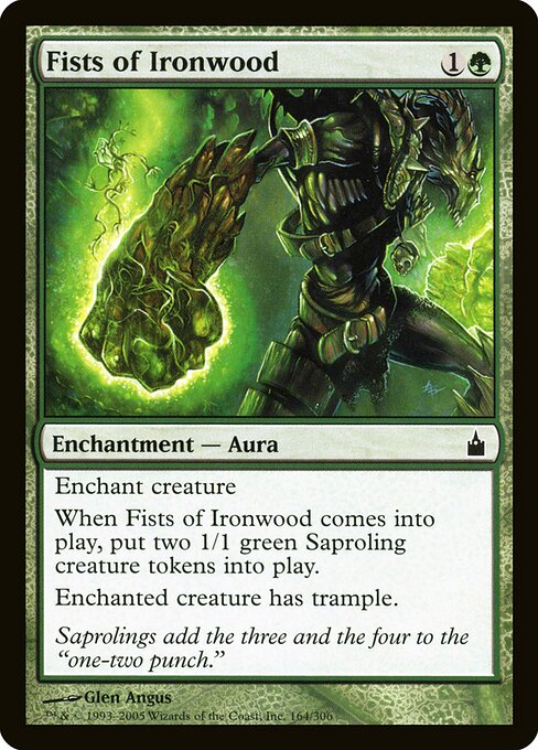 Fists of Ironwood - Ravnica: City of Guilds - 164