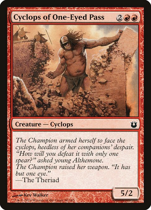 Cyclops of One-Eyed Pass - Born of the Gods - 90