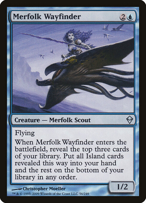 Merfolk Wayfinder - Zendikar - 56
