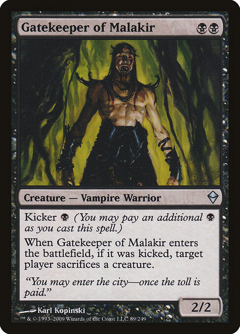 Gatekeeper of Malakir - Zendikar - 89