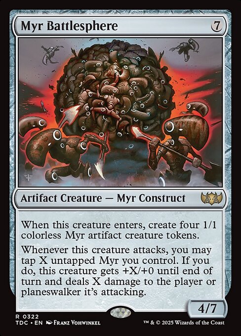 Myr Battlesphere - Tarkir: Dragonstorm Commander - 322