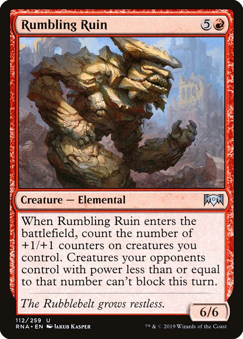 Rumbling Ruin - Ravnica Allegiance - 112