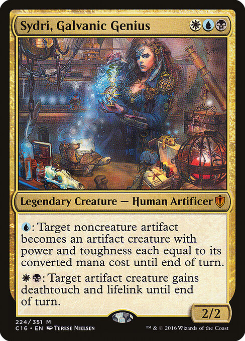 Sydri, Galvanic Genius - Commander 2016 - 224