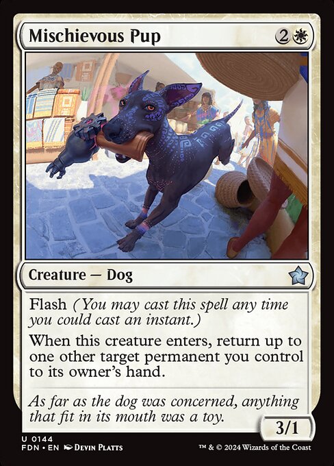 Mischievous Pup - Foundations - 144