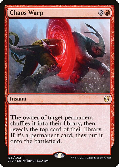 Chaos Warp - Commander 2019 - 136