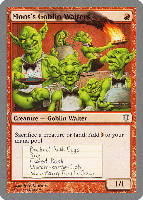 Mons's Goblin Waiters - Unhinged - 82
