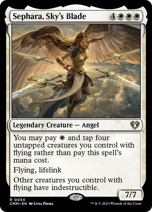 Sephara, Sky's Blade - Commander Masters - 54