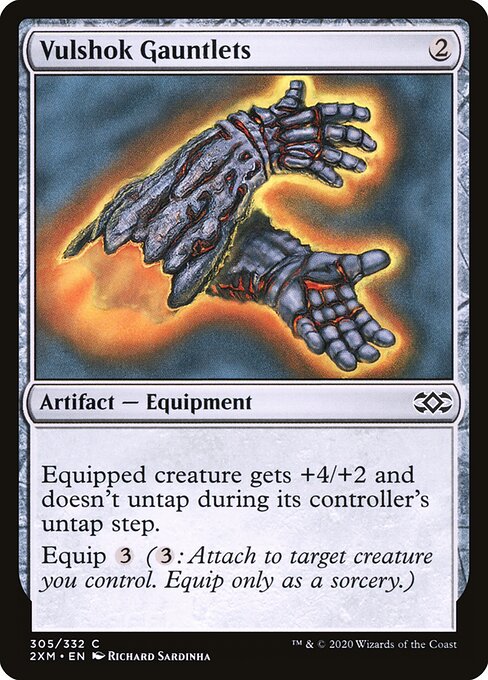 Vulshok Gauntlets - Double Masters - 305