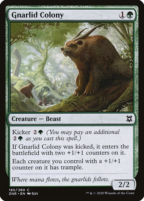 Gnarlid Colony - Zendikar Rising - 185