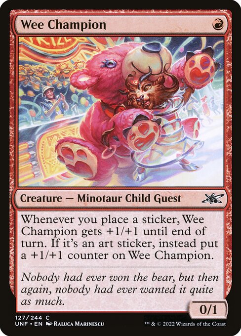 Wee Champion - Unfinity - 127