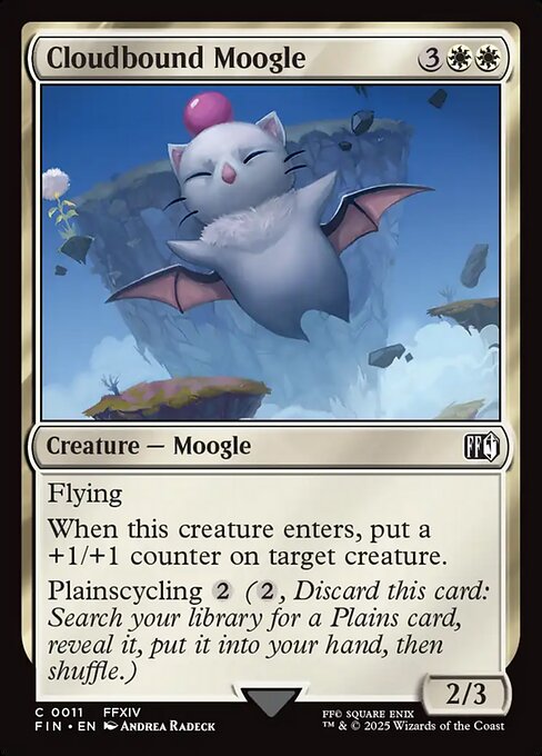 Cloudbound Moogle - Final Fantasy - 11
