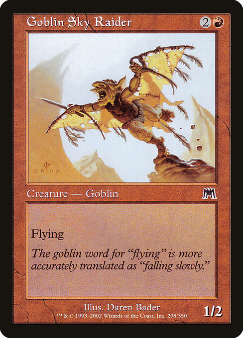 Goblin Sky Raider - Onslaught - 208