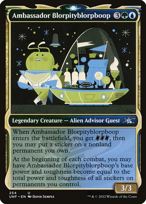 Ambassador Blorpityblorpboop - Unfinity - 254