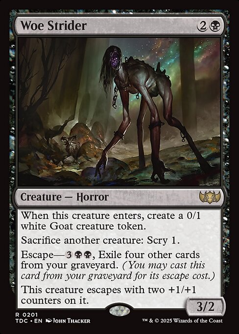 Woe Strider - Tarkir: Dragonstorm Commander - 201