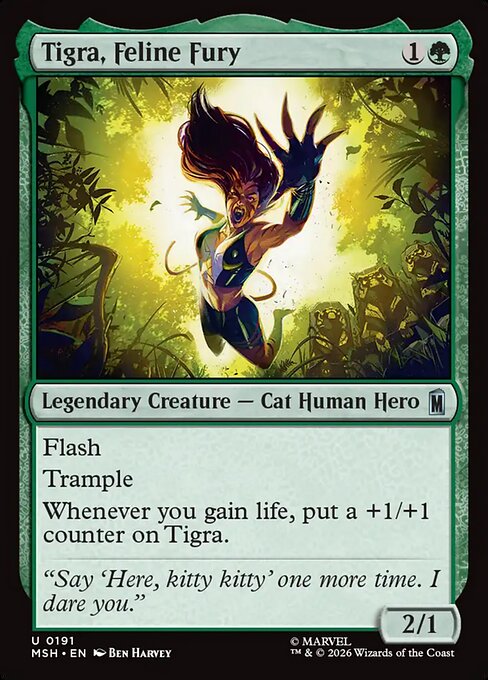 Tigra, Feline Fury - Marvel Super Heroes - 191