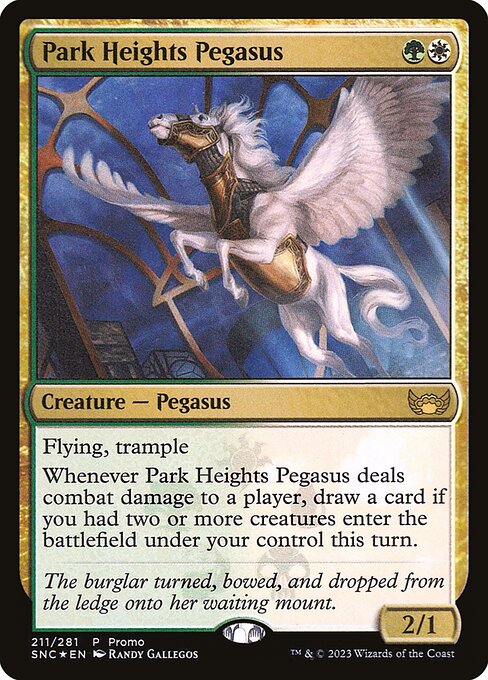 Park Heights Pegasus - Streets of New Capenna Promos - 211★