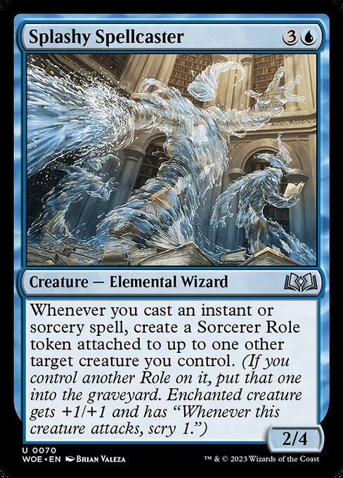 Splashy Spellcaster - Wilds of Eldraine - 70