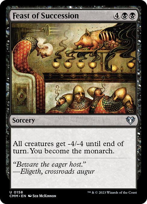 Feast of Succession - Commander Masters - 158