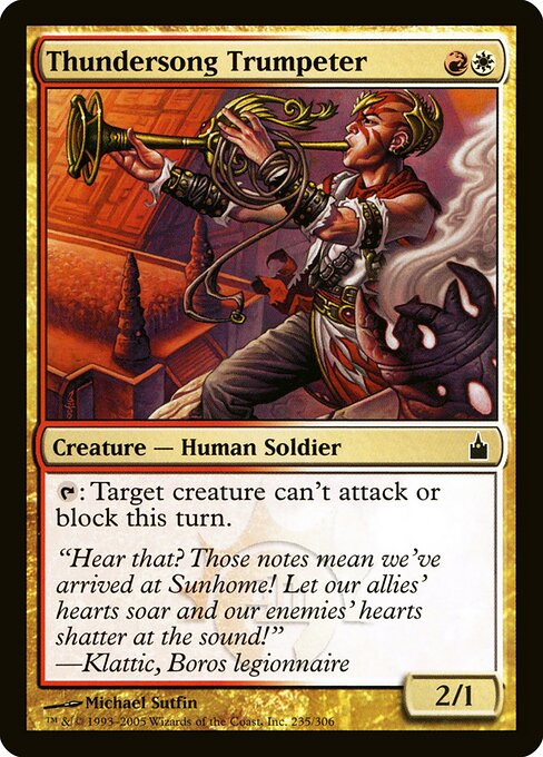 Thundersong Trumpeter - Ravnica: City of Guilds - 235