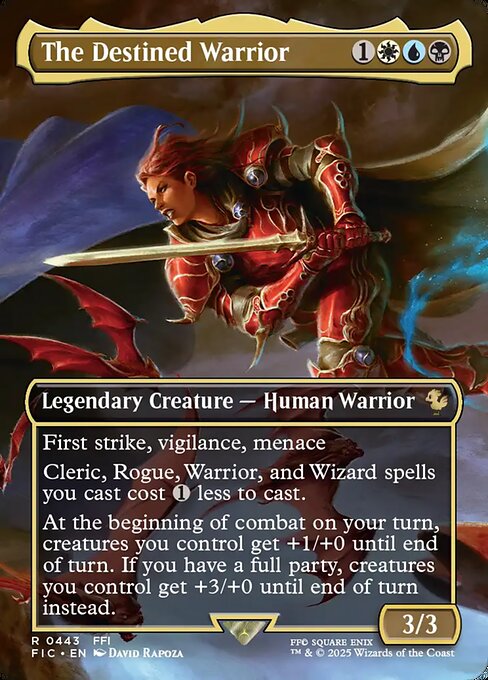 The Destined Warrior - Final Fantasy Commander - 443