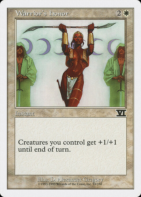 Warrior's Honor - Classic Sixth Edition - 53