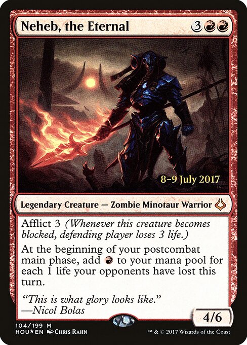 Neheb, the Eternal - Hour of Devastation Promos - 104s