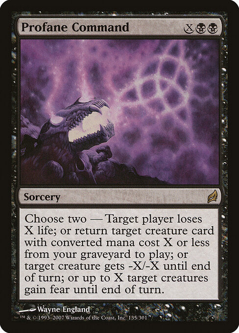 Profane Command - Lorwyn - 135