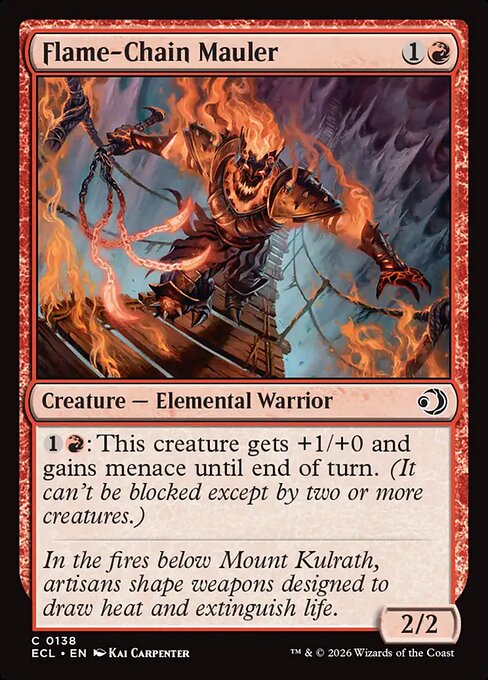 Flame-Chain Mauler - Lorwyn Eclipsed - 138