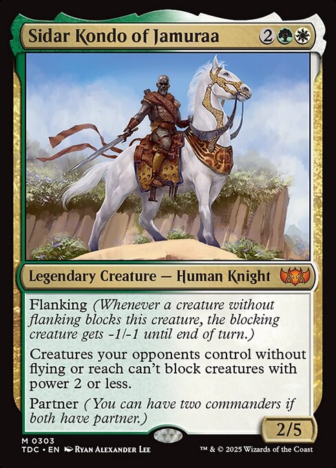 Sidar Kondo of Jamuraa - Tarkir: Dragonstorm Commander - 303