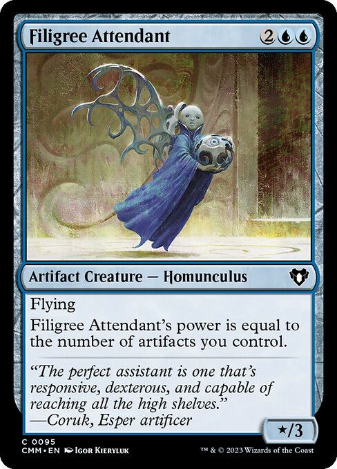 Filigree Attendant - Commander Masters - 95