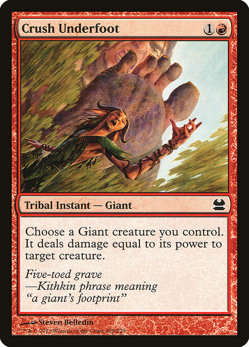 Crush Underfoot - Modern Masters - 109