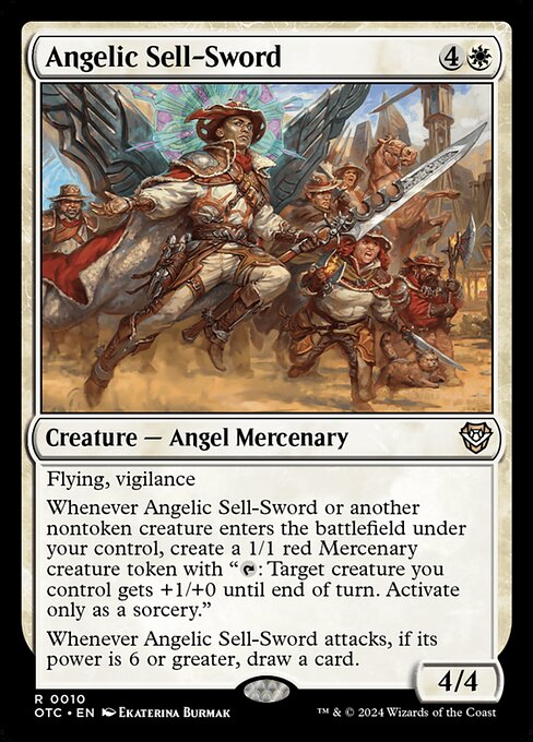 Angelic Sell-Sword - Outlaws of Thunder Junction Commander - 10