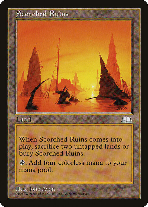Scorched Ruins - Weatherlight - 166