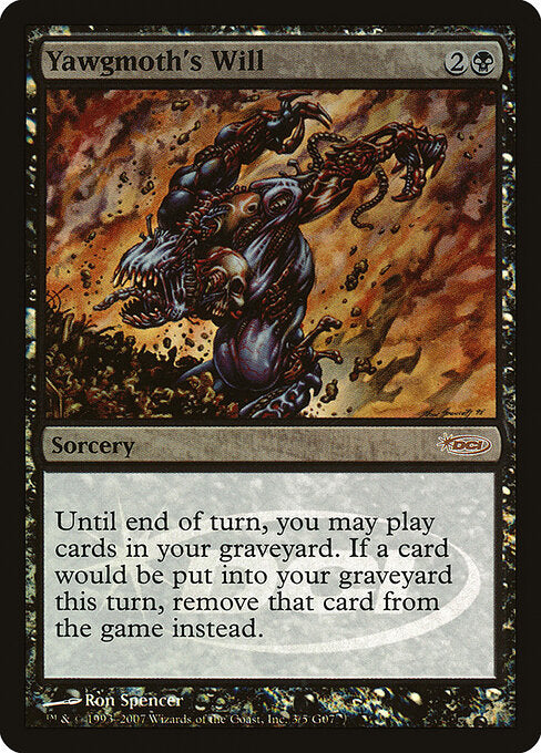 Yawgmoth's Will - Judge Gift Cards 2007 - 3