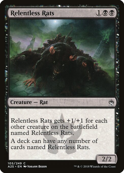 Relentless Rats - Masters 25 - 105