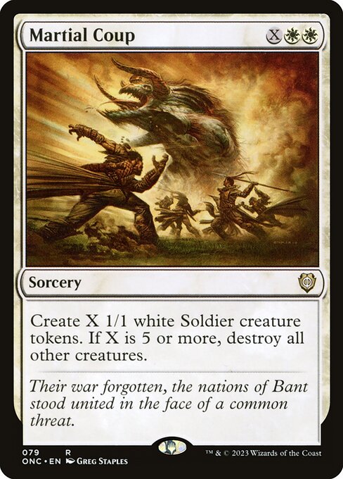 Martial Coup - Phyrexia: All Will Be One Commander - 79