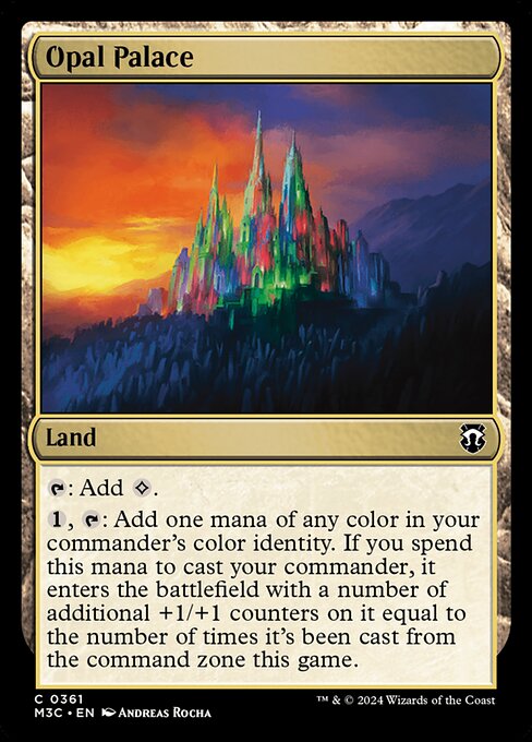 Opal Palace - Modern Horizons 3 Commander - 361