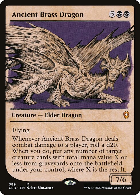 Ancient Brass Dragon - Commander Legends: Battle for Baldur's Gate - 389