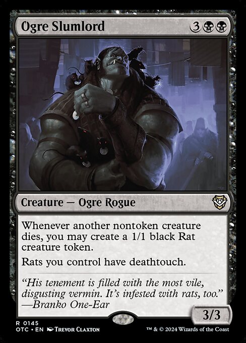 Ogre Slumlord - Outlaws of Thunder Junction Commander - 145
