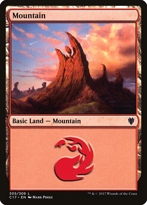 Mountain - Commander 2017 - 305