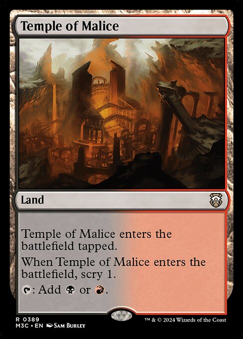 Temple of Malice - Modern Horizons 3 Commander - 389