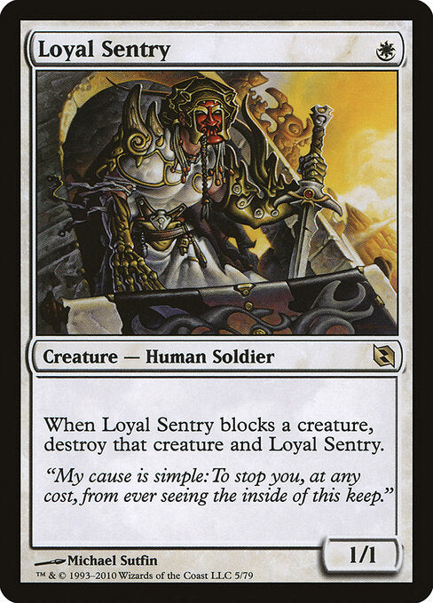 Loyal Sentry - Duel Decks: Elspeth vs. Tezzeret - 5