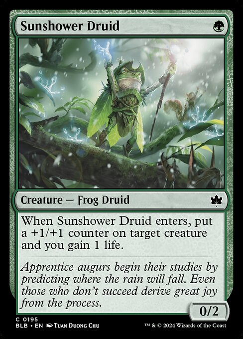 Sunshower Druid - Bloomburrow - 195