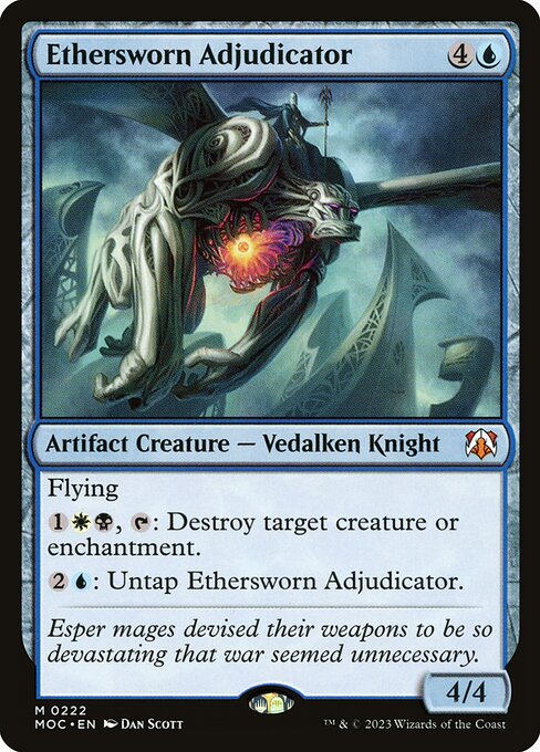 Ethersworn Adjudicator - March of the Machine Commander - 222