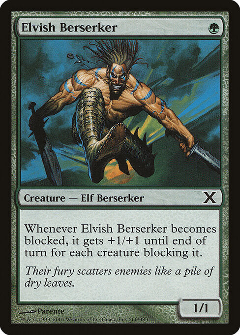 Elvish Berserker - Tenth Edition - 260