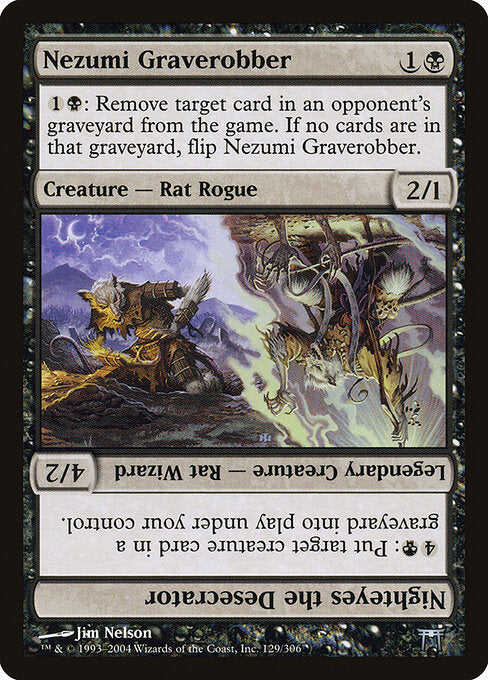 Nezumi Graverobber // Nighteyes the Desecrator - Champions of Kamigawa - 129