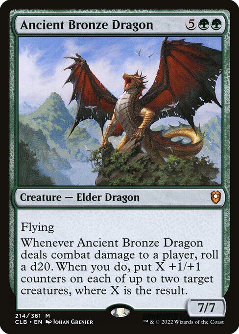 Ancient Bronze Dragon - Commander Legends: Battle for Baldur's Gate - 214