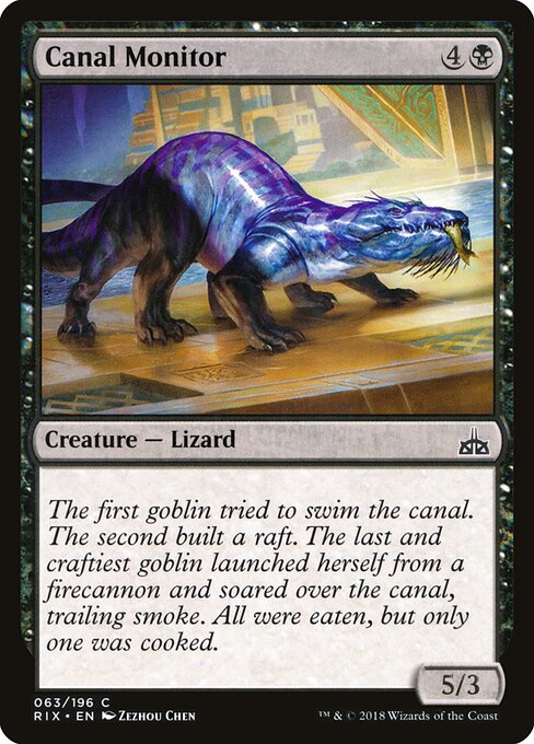 Canal Monitor - Rivals of Ixalan - 63